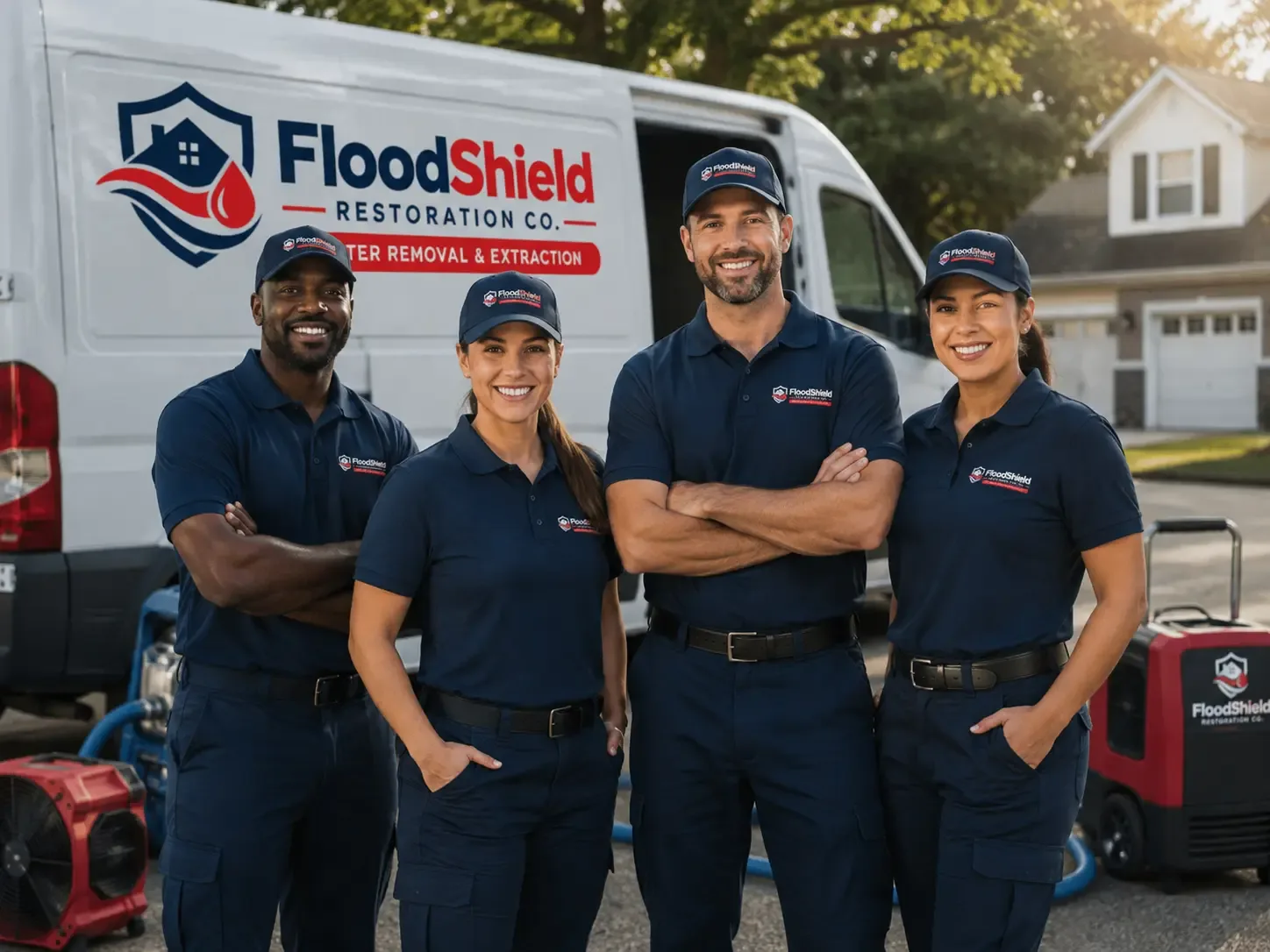 Flood Damage Restoration company in Oak Ridge, LA